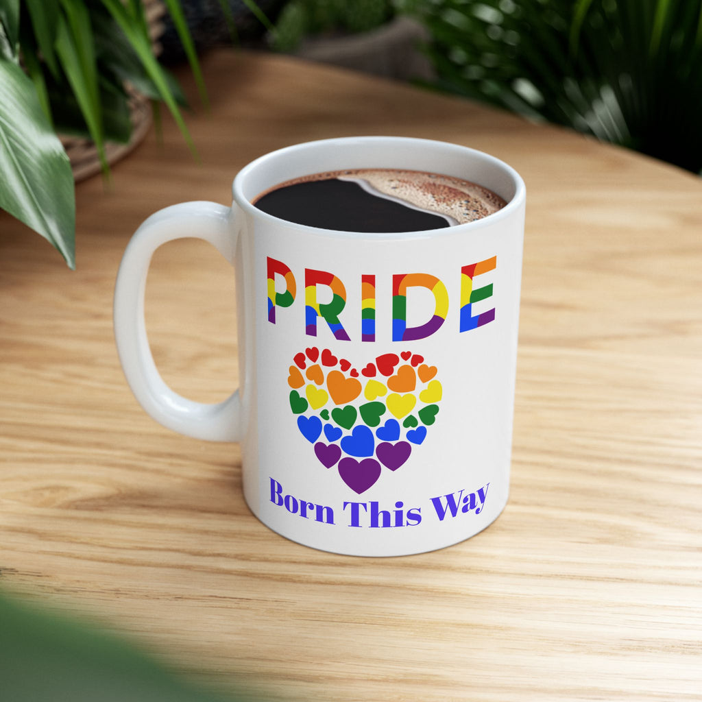 Pride Heart Mug – Bold Rainbow Love Statement