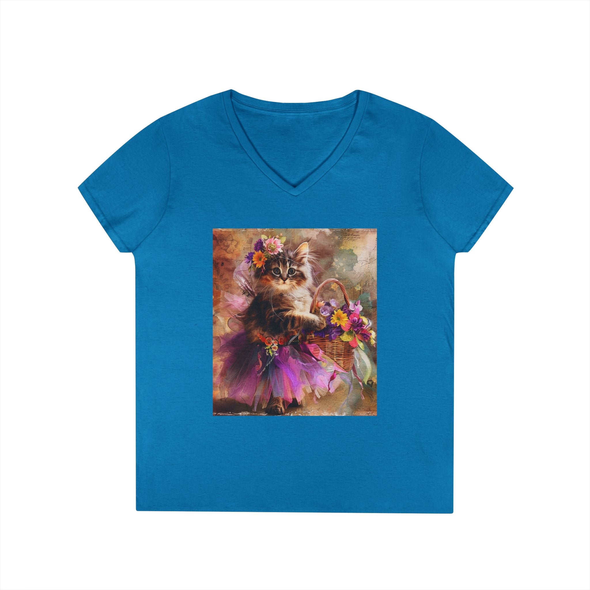Velvet Bloom Kitten – Enchanted Garden Tee