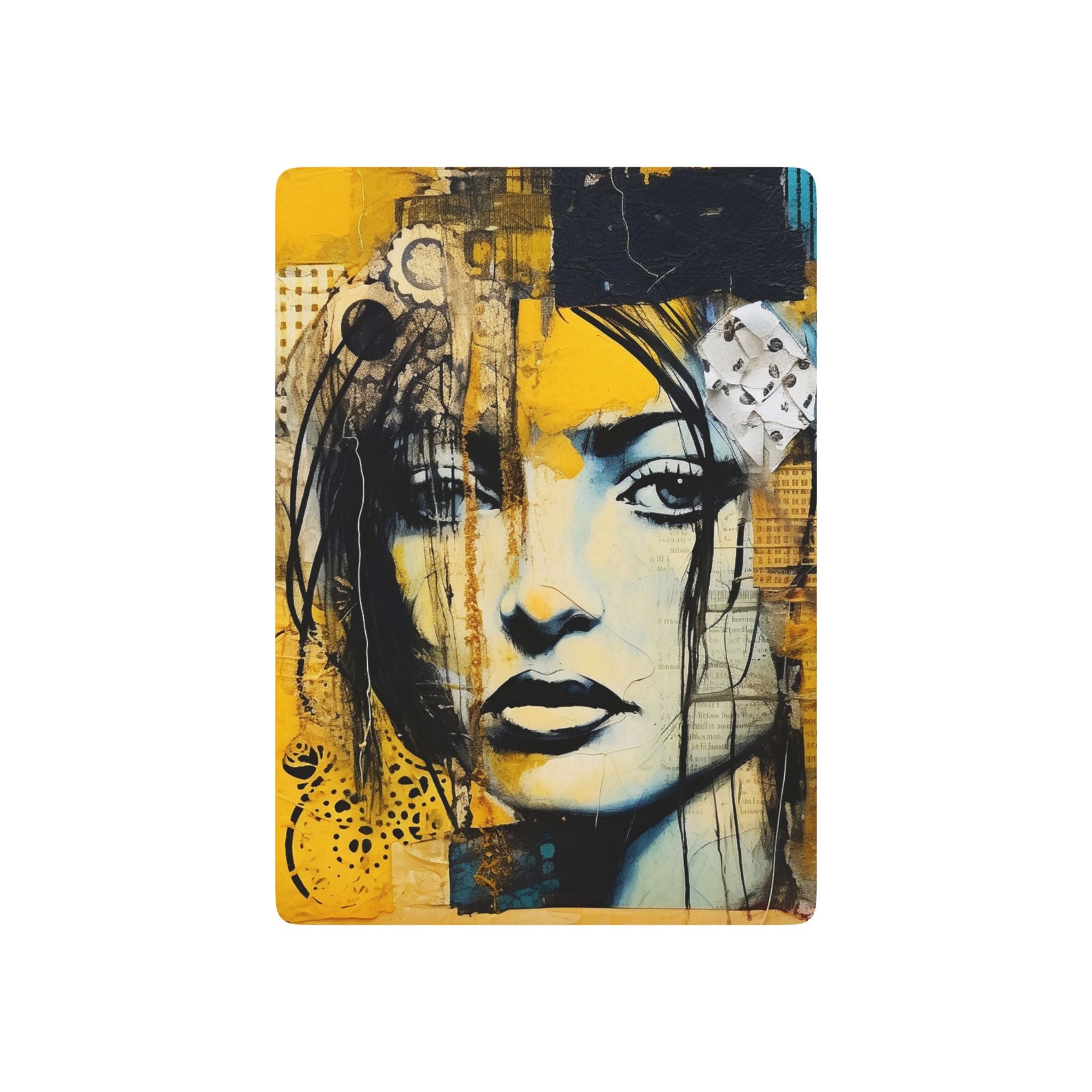 Noir Muse Playing Cards – Abstract Luxe Art Deck