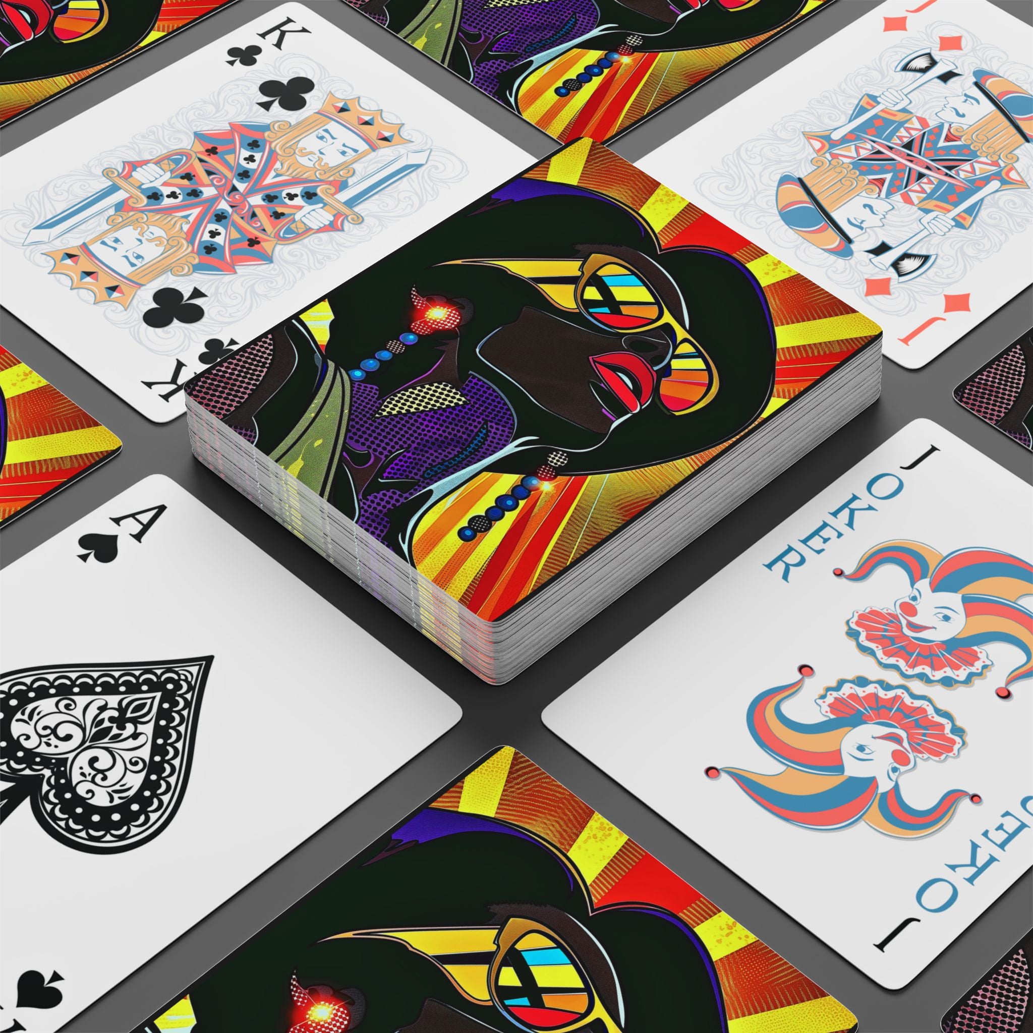 Pop Muse Playing Cards – Retro Graphic Art Deck