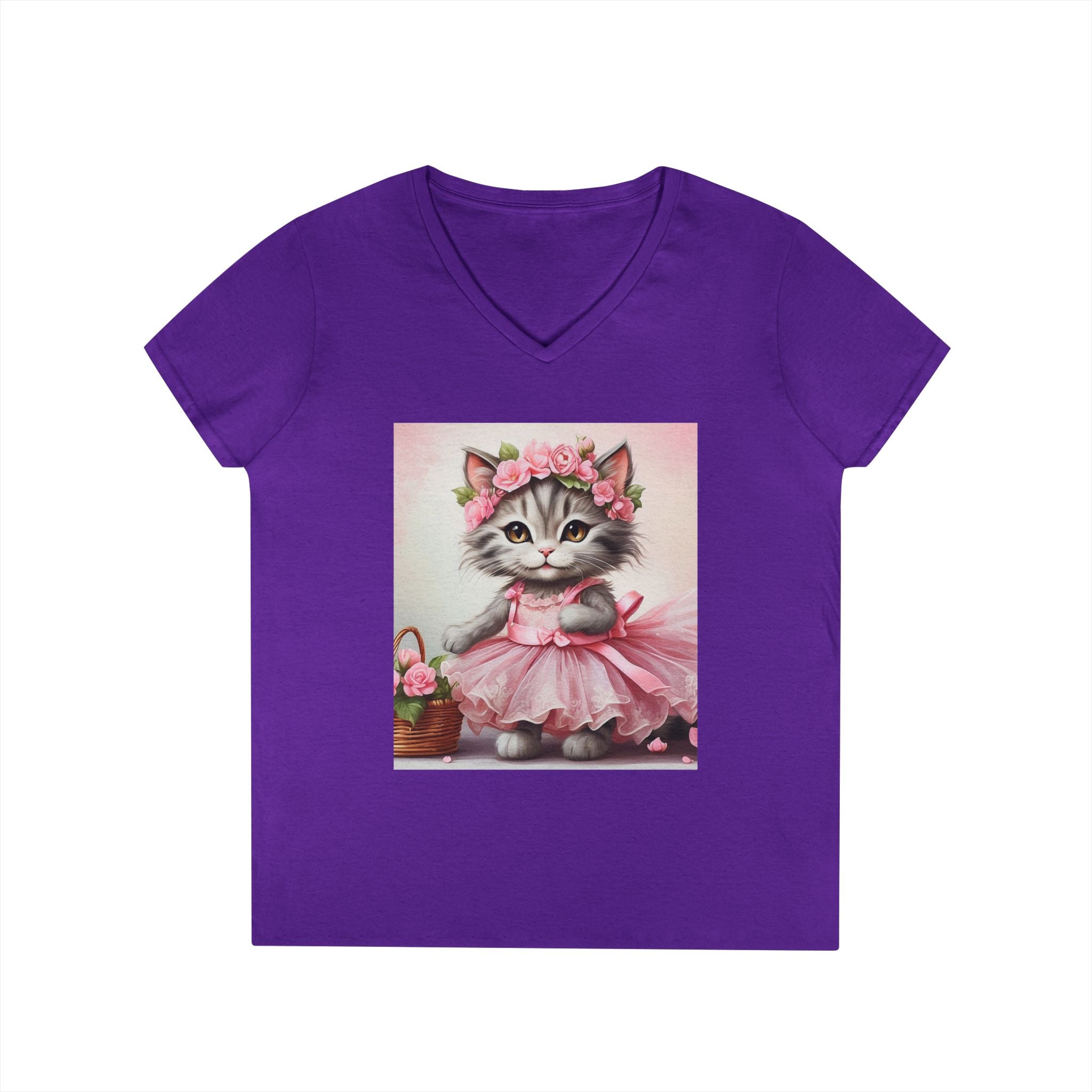Blush Ballerina Kitten – Sweet Elegance Tee