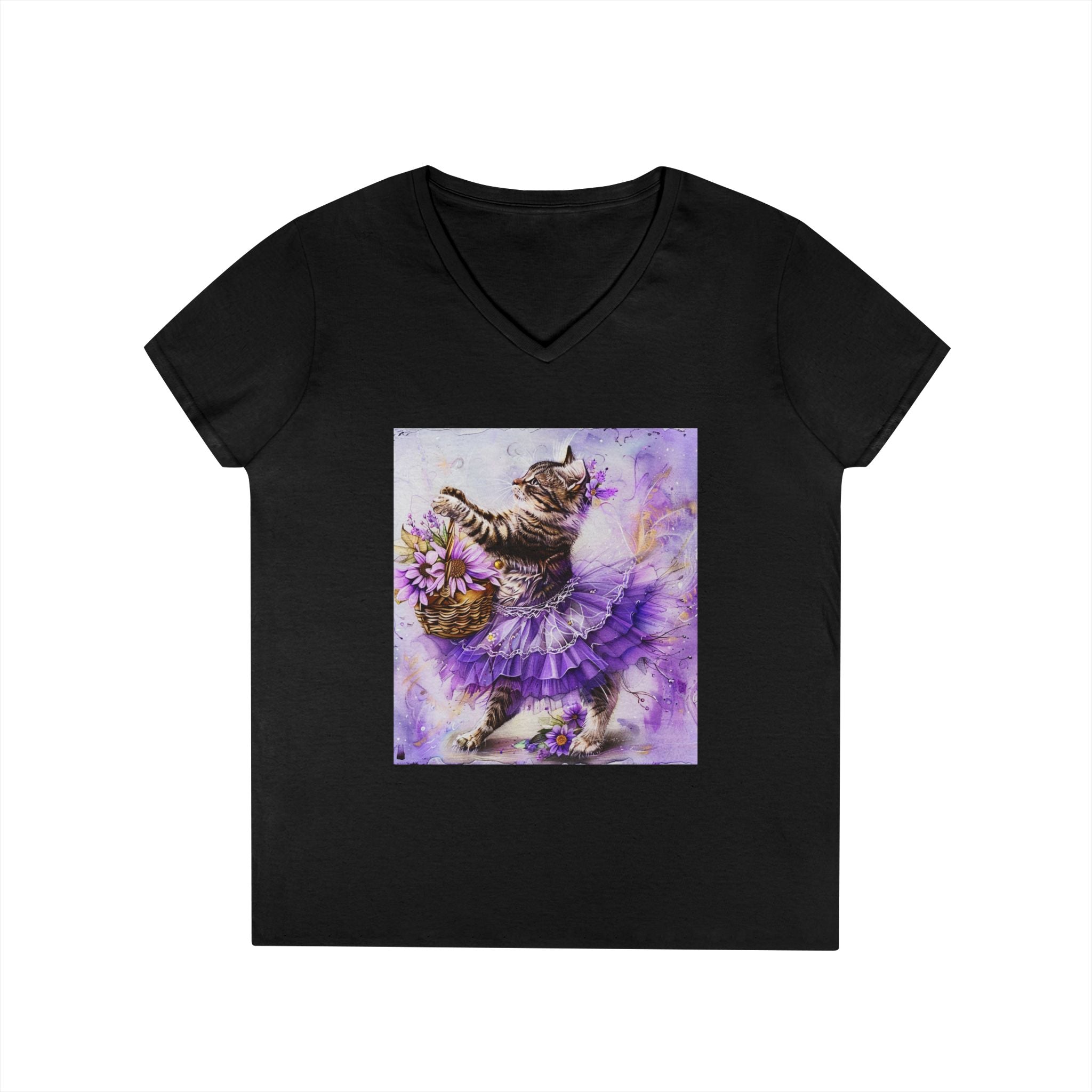 Lavender Leap Kitten – Ballet Bloom Tee