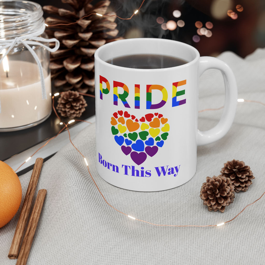 Pride Heart Mug – Bold Rainbow Love Statement