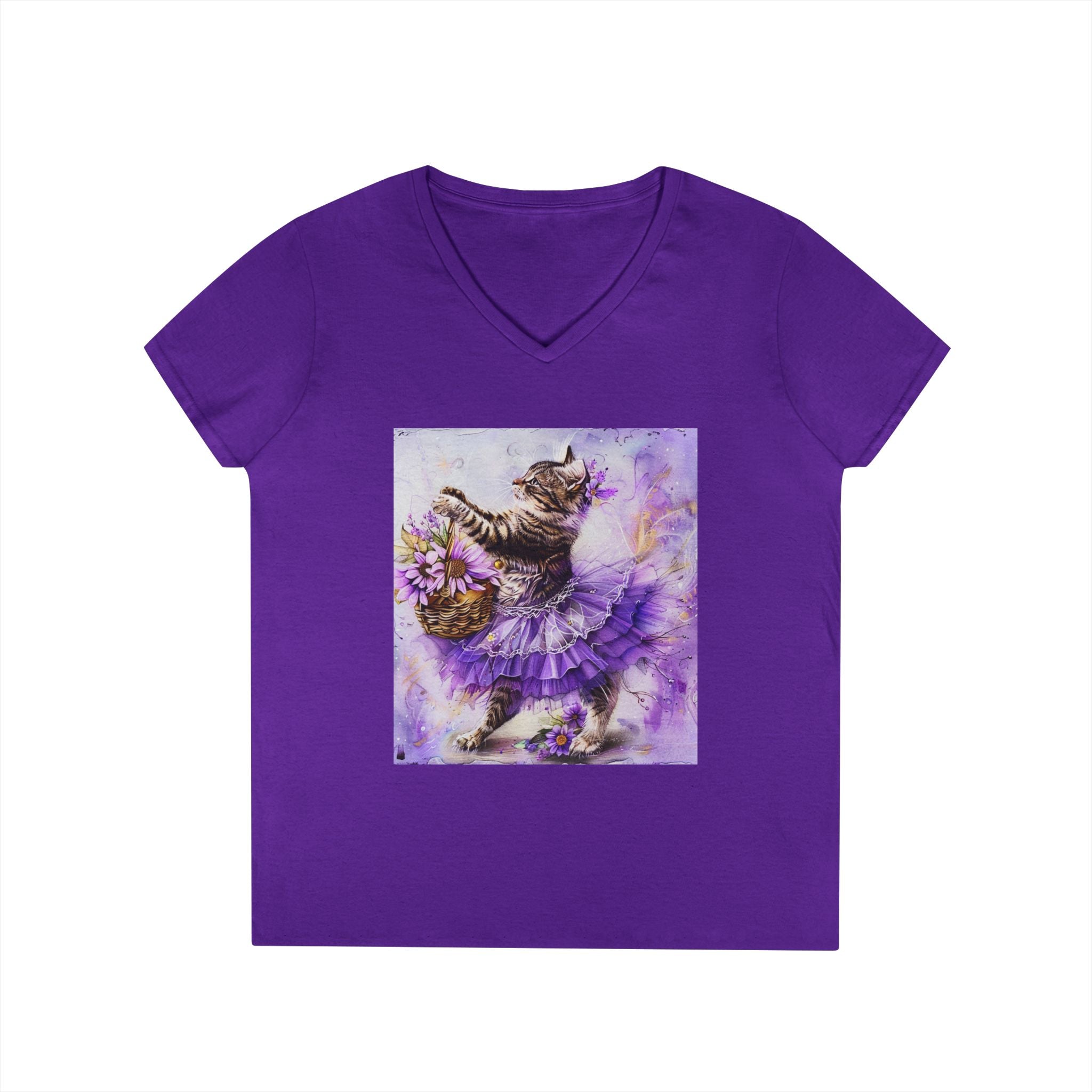 Lavender Leap Kitten – Ballet Bloom Tee