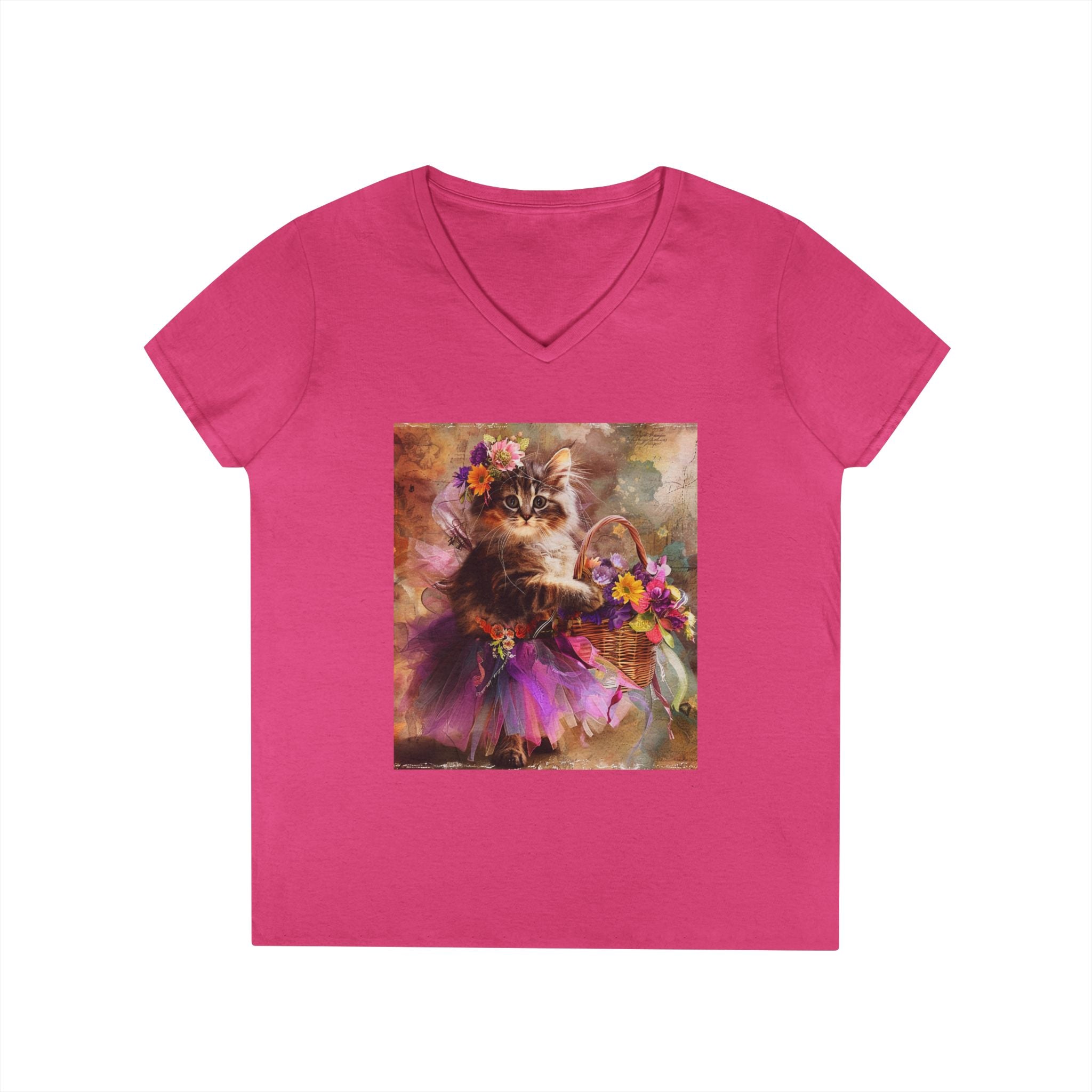 Velvet Bloom Kitten – Enchanted Garden Tee