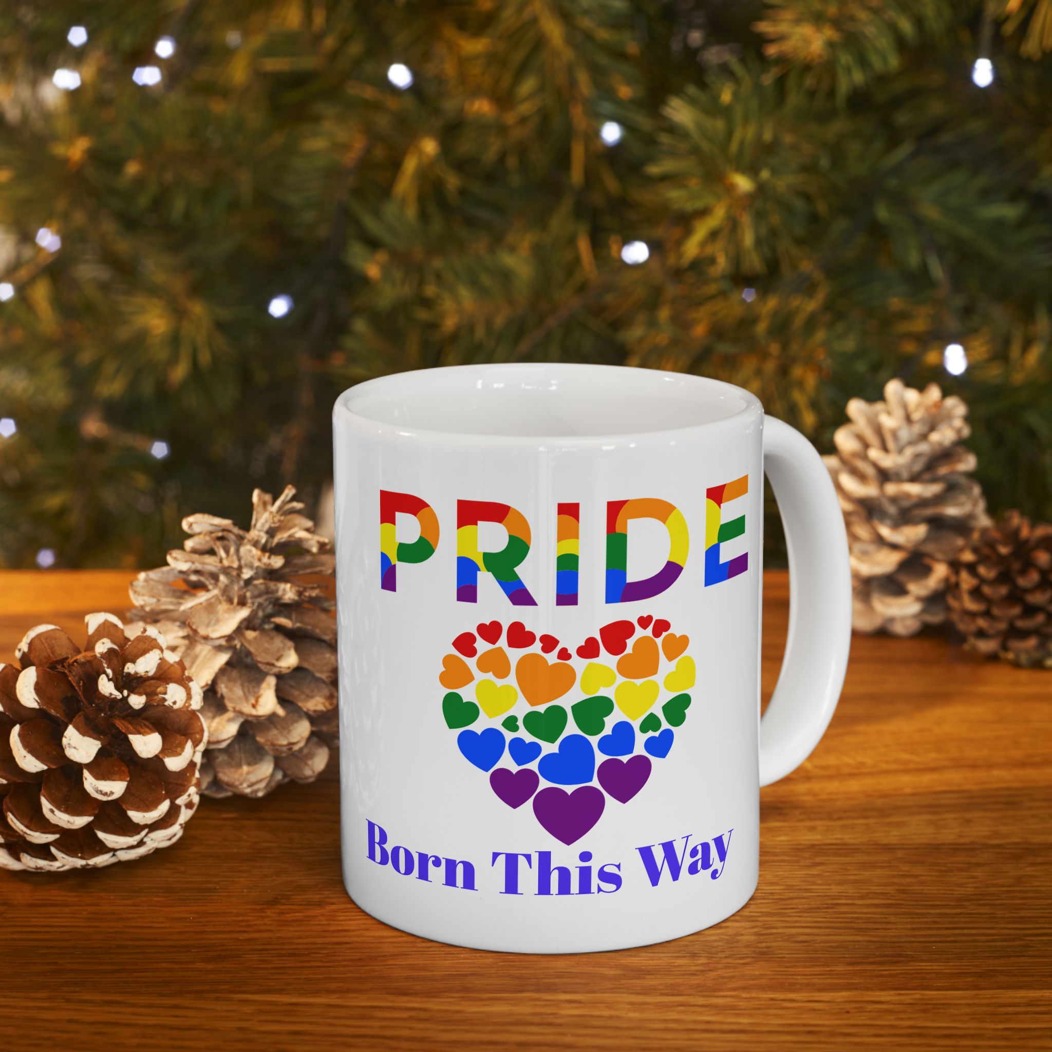 Pride Heart Mug – Bold Rainbow Love Statement