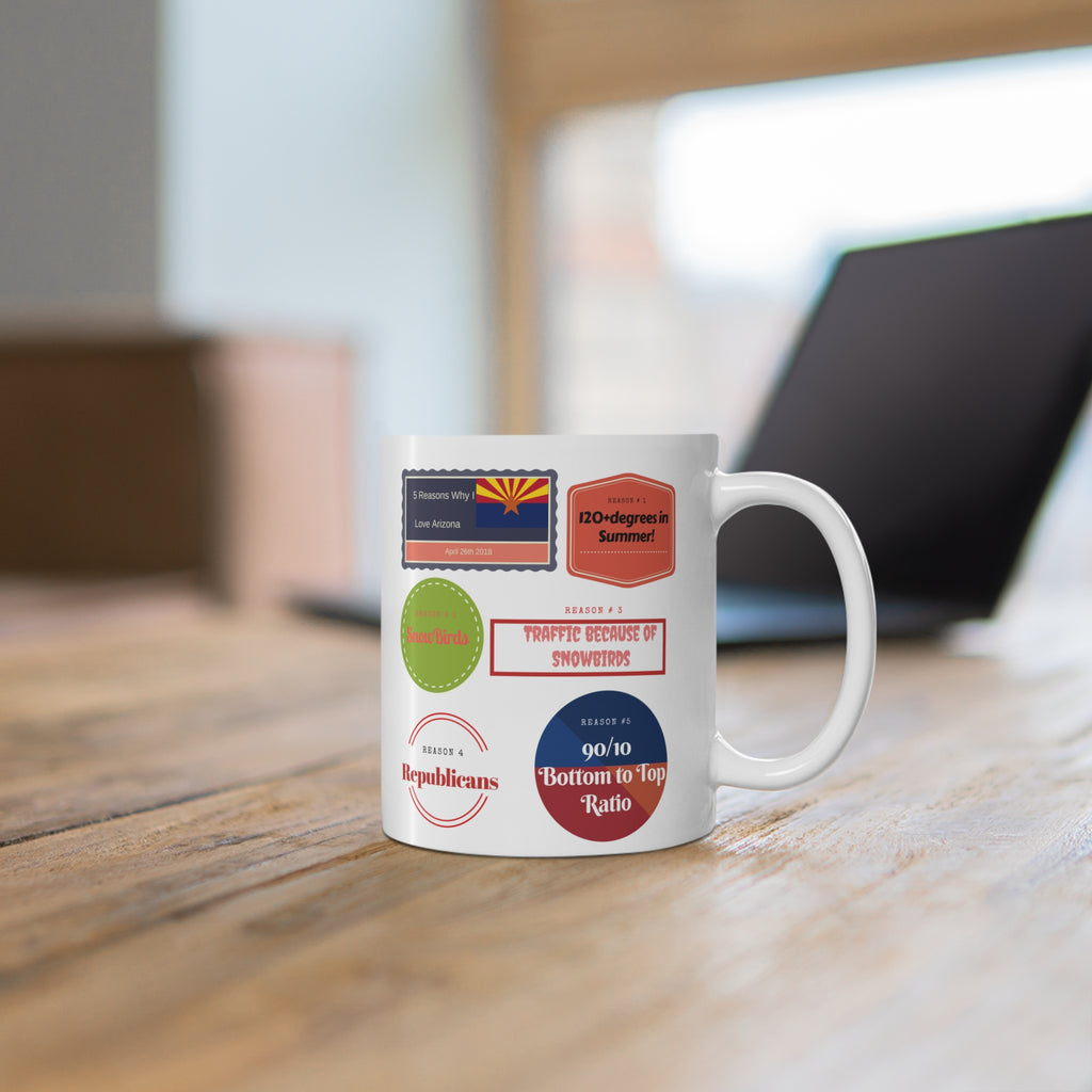 5 Reasons to Love Arizona Mug – Funny Desert Life Coffee Cup