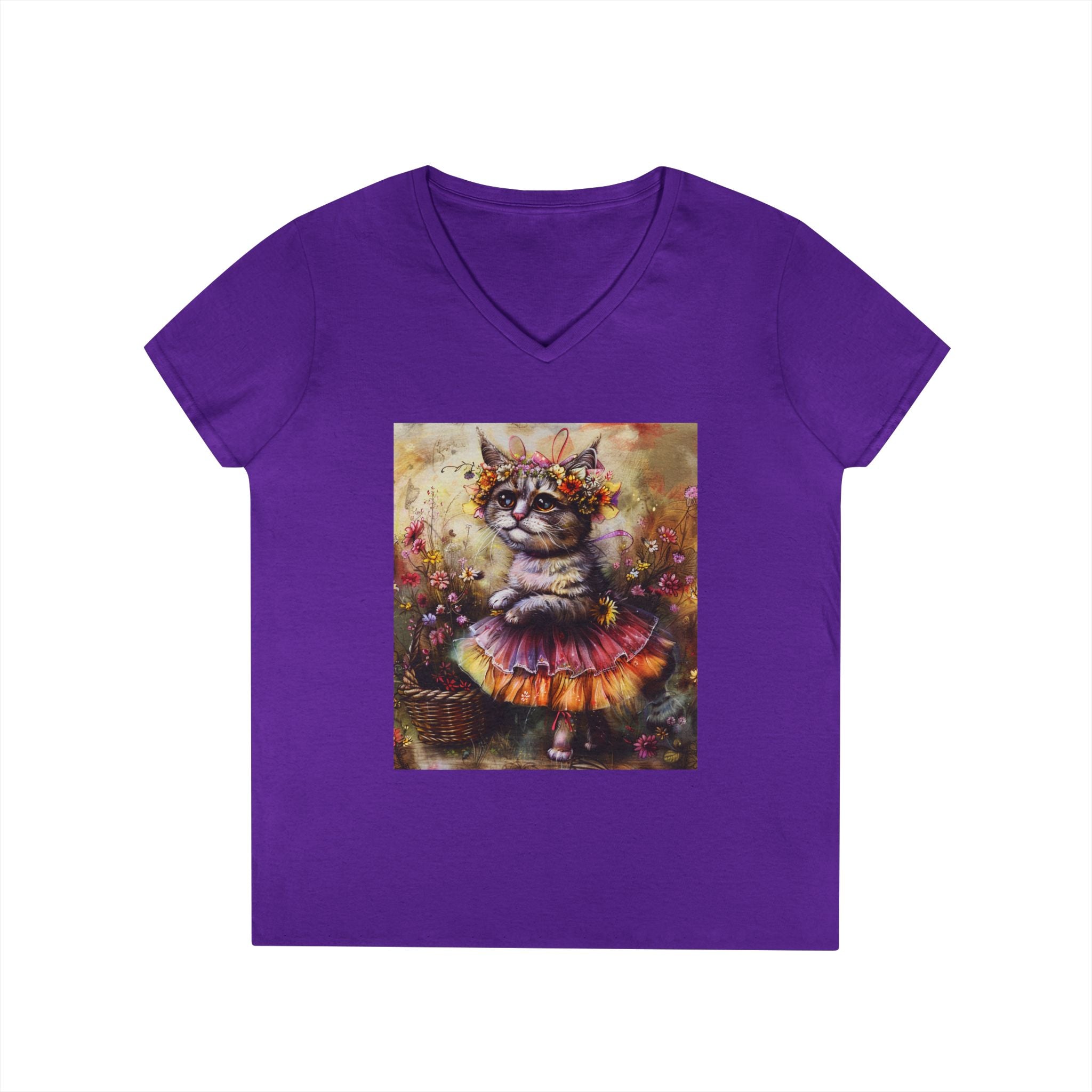 Sunset Bloom Kitten – Golden Garden Tee