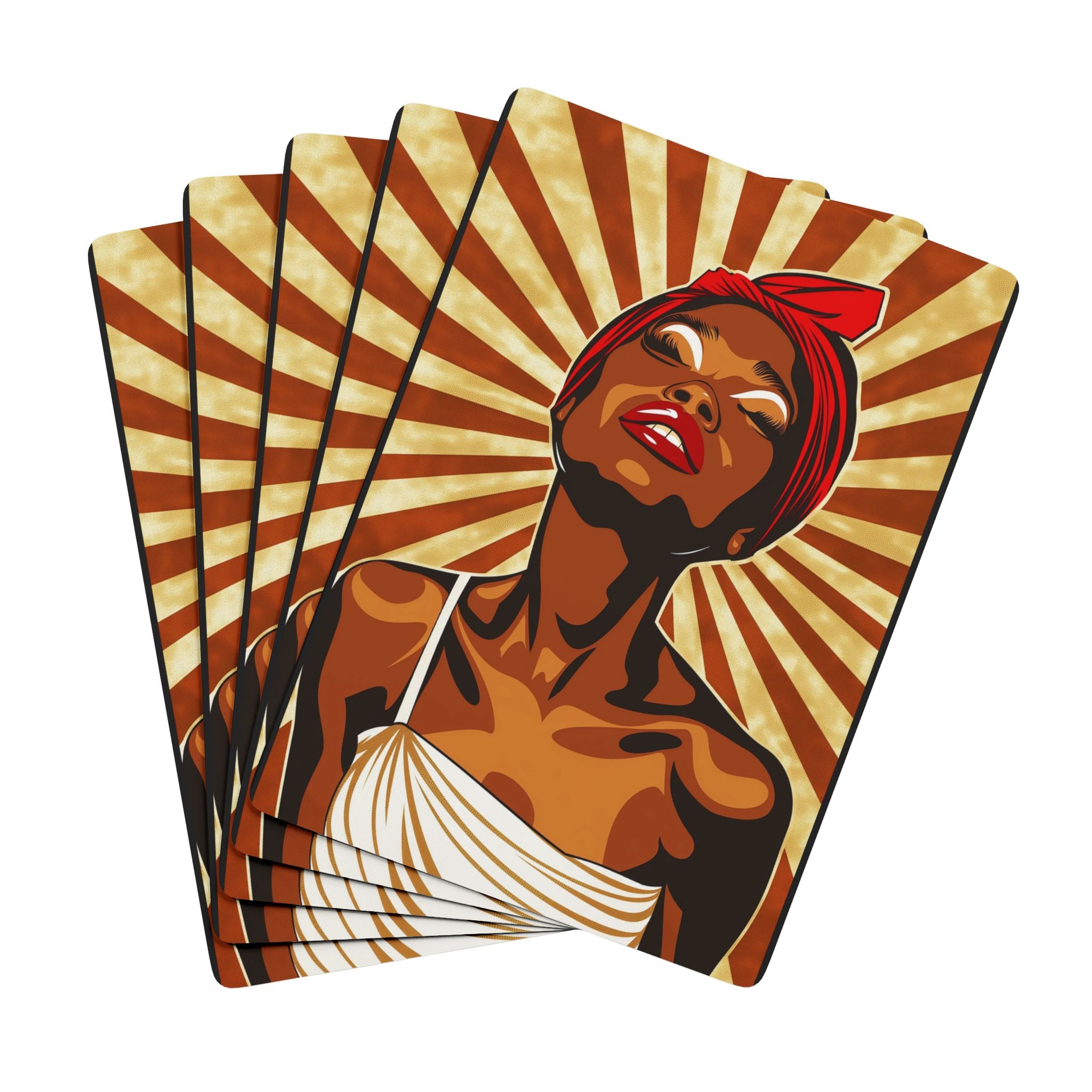 Golden Muse Playing Cards – Retro Luxe Deck
