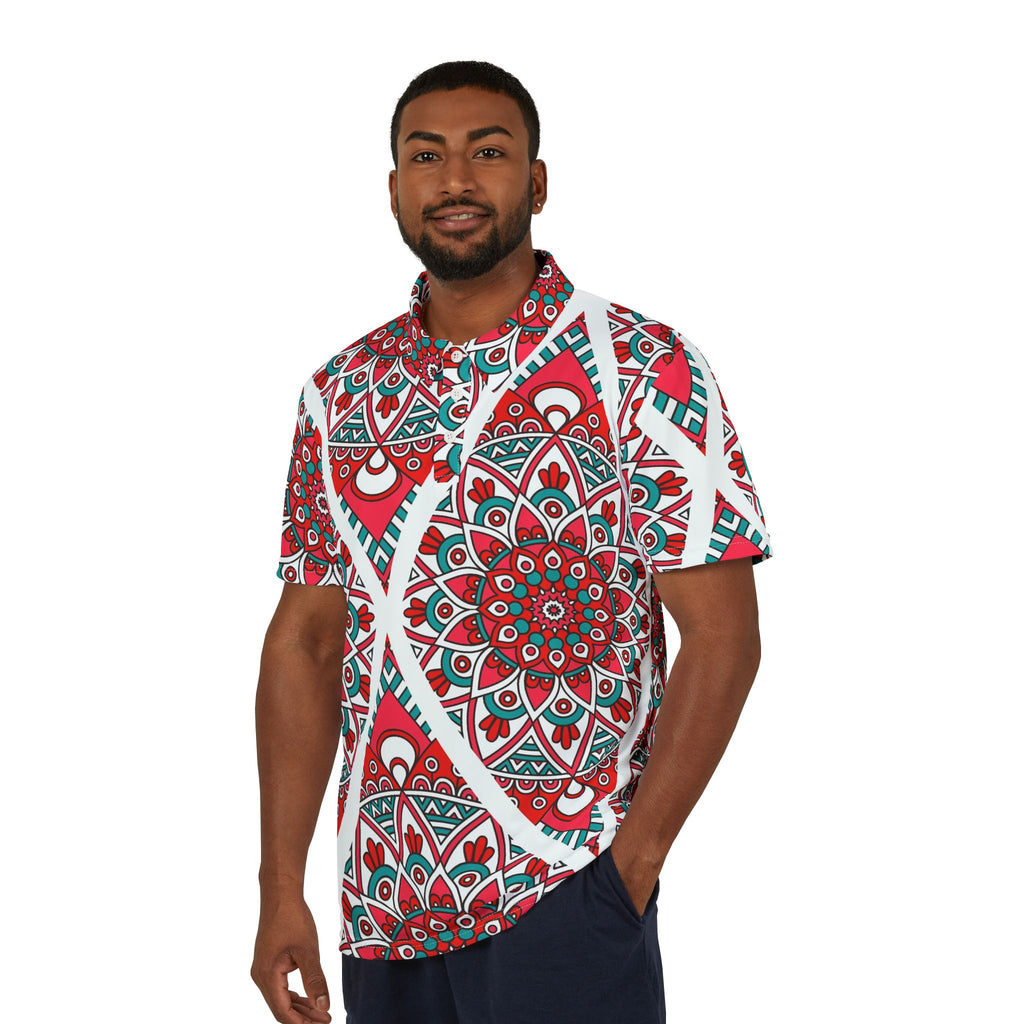 Boho Mandala Energy – Sacred Pattern Polo