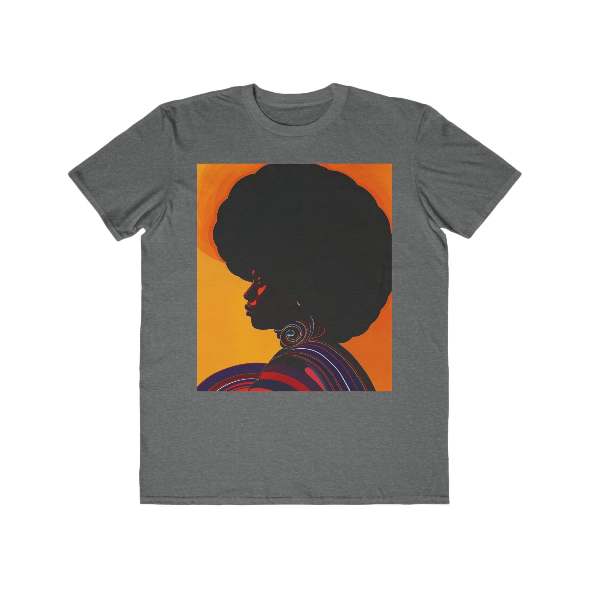 Afro Radiance – Retro Soul Silhouette T-Shirt