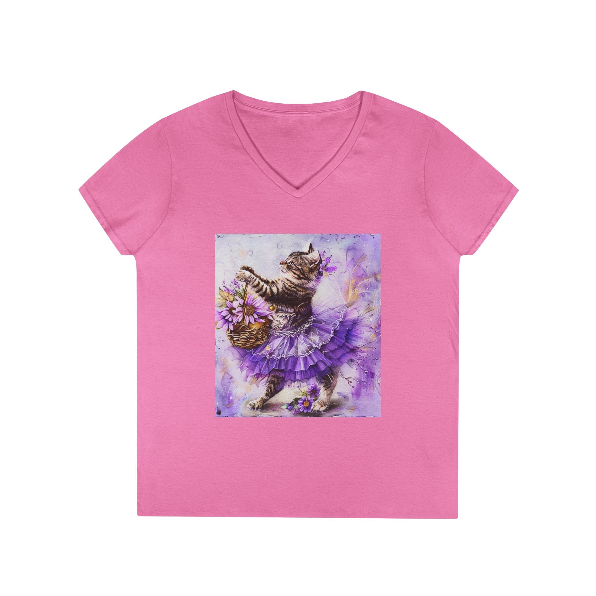 Lavender Leap Kitten – Ballet Bloom Tee