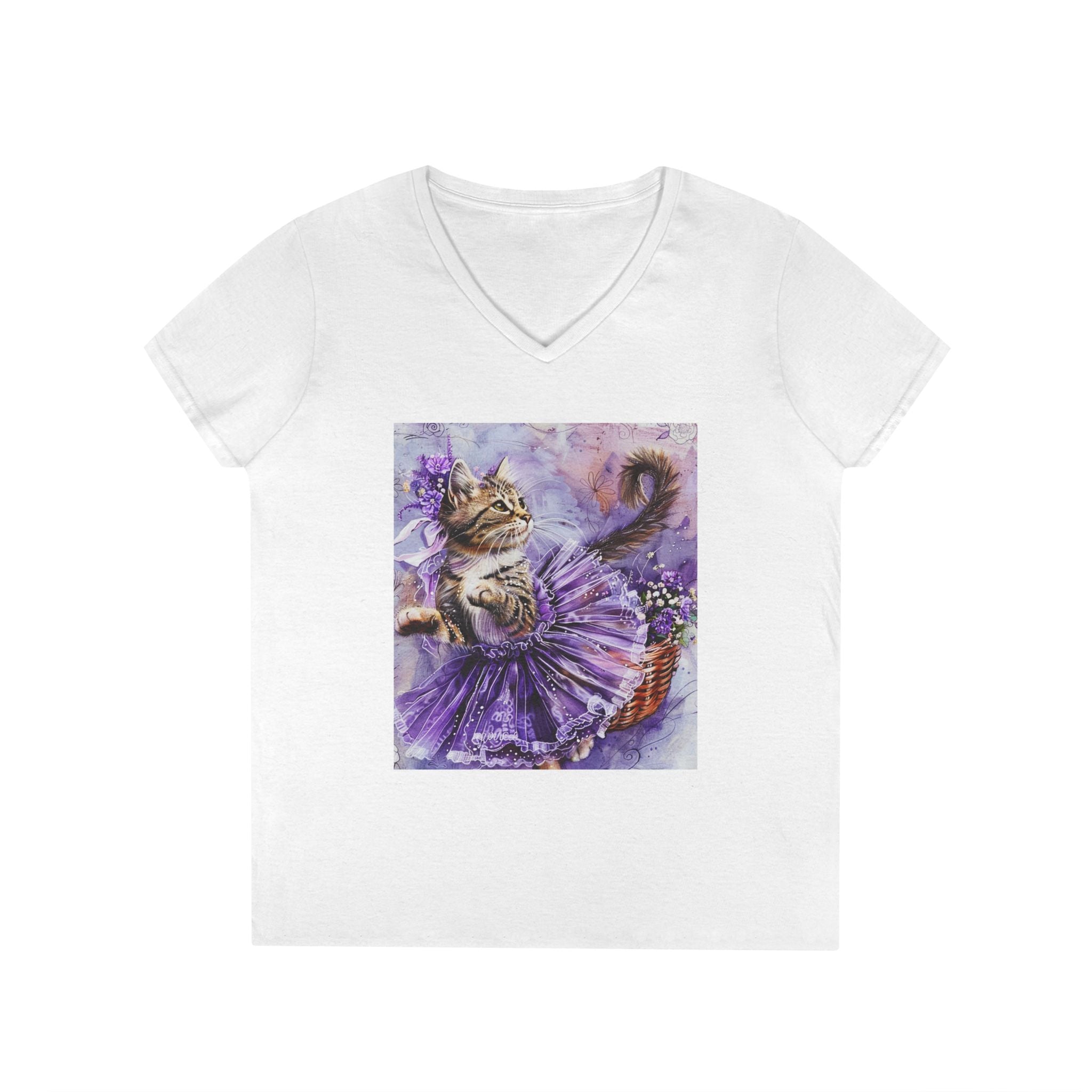 Violet Dream Kitten – Twilight Ballet Tee