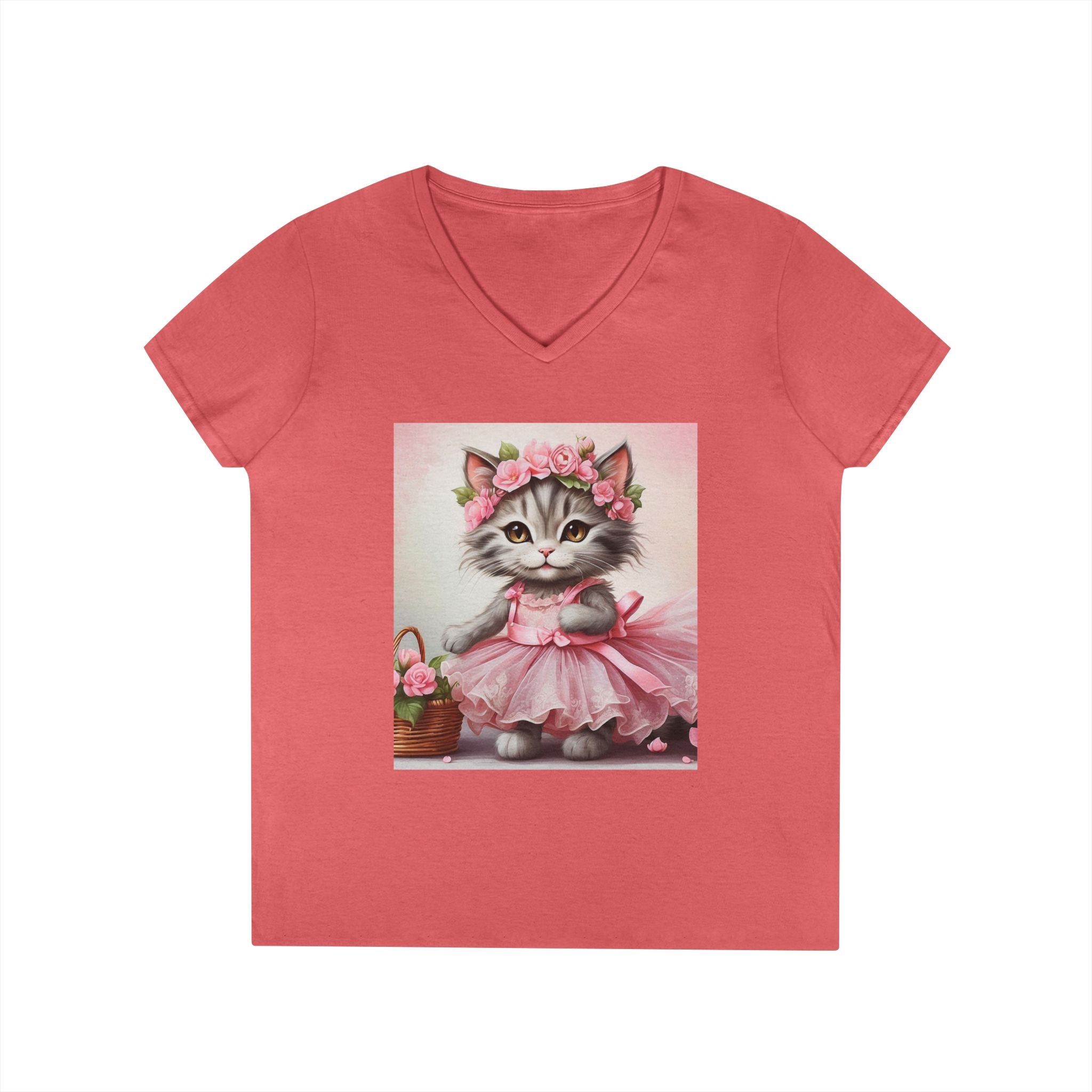 Blush Ballerina Kitten – Sweet Elegance Tee